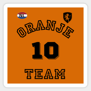 Oranje Team Dutch Gift Sticker